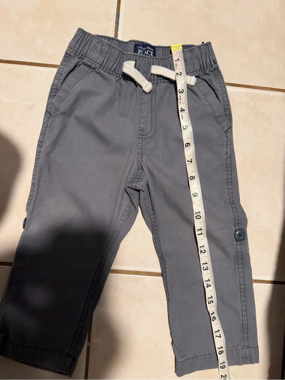 The Children's Place Gray Drawstring Casual Pants
